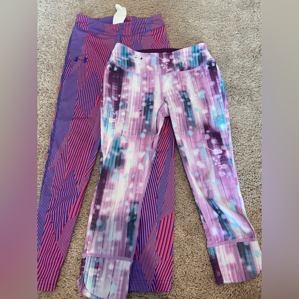 Under Armour Long Workout Pants (Heat Gear) & Avia Capri Workout Pants